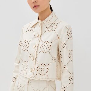 Veronica Beard Adelaide Eyelet Jacket - 6 - $698 - New With Tags